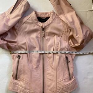 Harley Davidson Pink Corisma Coset Leather Jacket